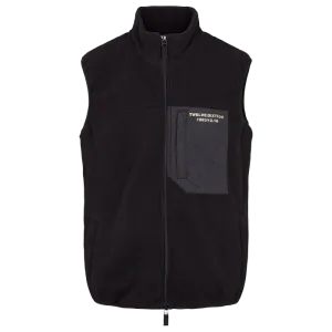 Twelve Sixteen Fleece Gilet Black