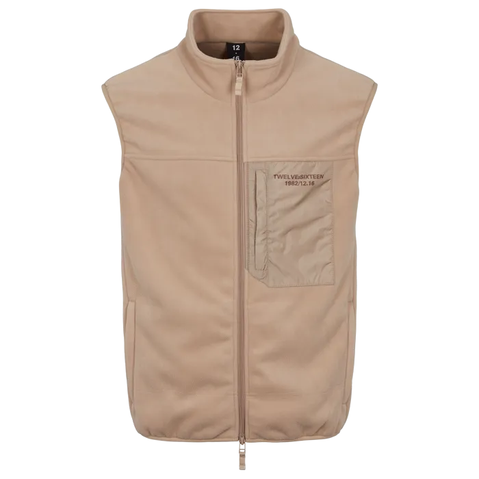 Twelve Sixteen Fleece Gilet Sand