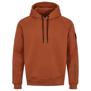 Twelve Sixteen Hoodie Brun Bomuld