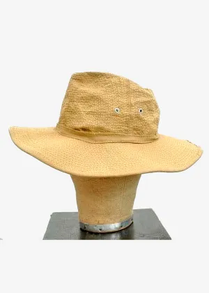 Vintage Canvas Outback Safari Adventurer Hat