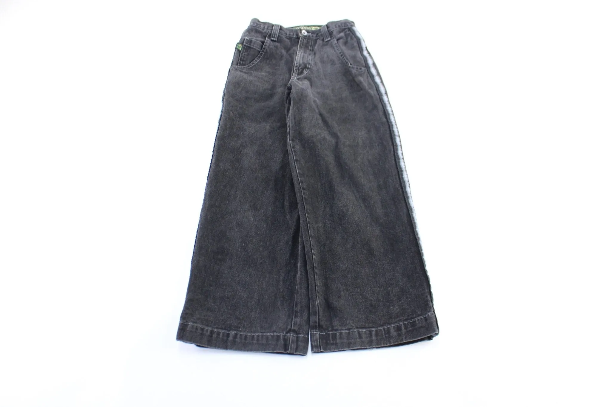 Vintage JNCO Jeans Embroidered Snake Black Baggy Jeans