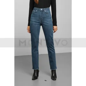 Weekday Deep Blue Mom Jeans