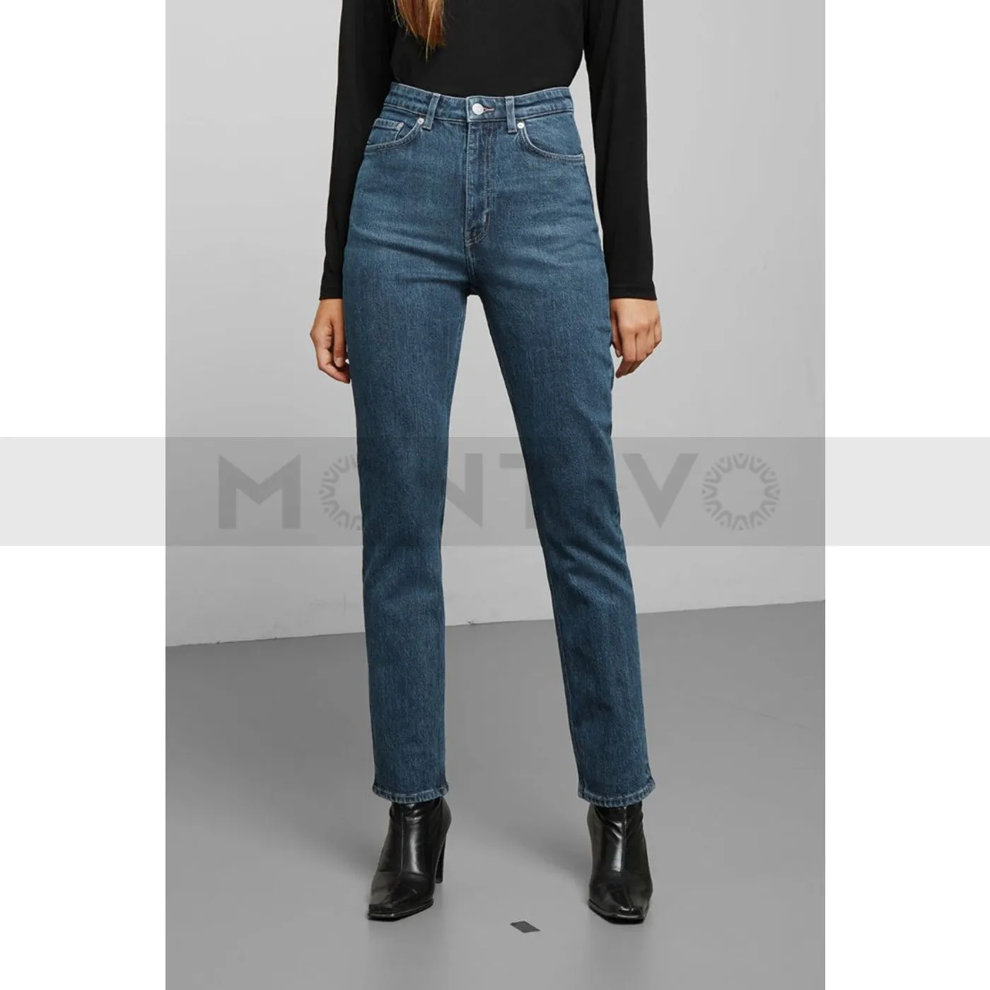 Weekday Deep Blue Mom Jeans