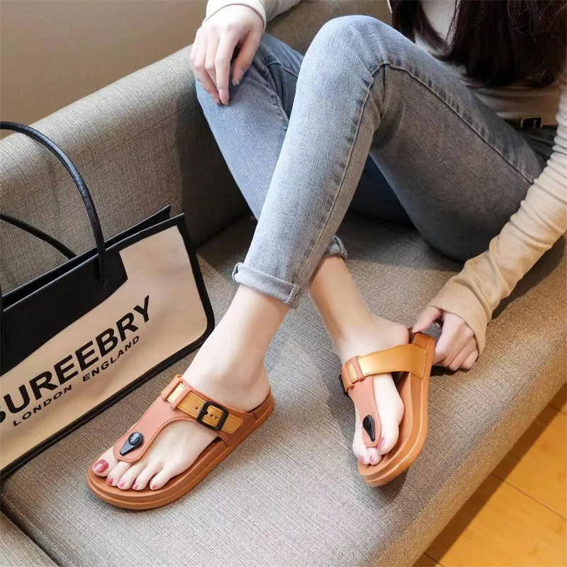 Women Casual Lightweight Non-Slip Flat EVA Flip-flop Sandals