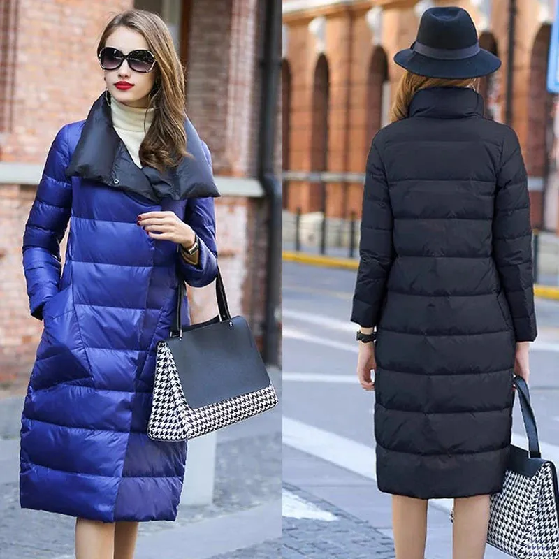 Women's Jacket Coats Turtleneck Long