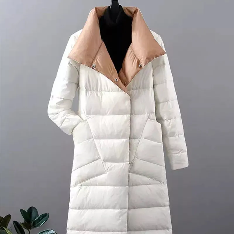 Women's Jacket Coats Turtleneck Long