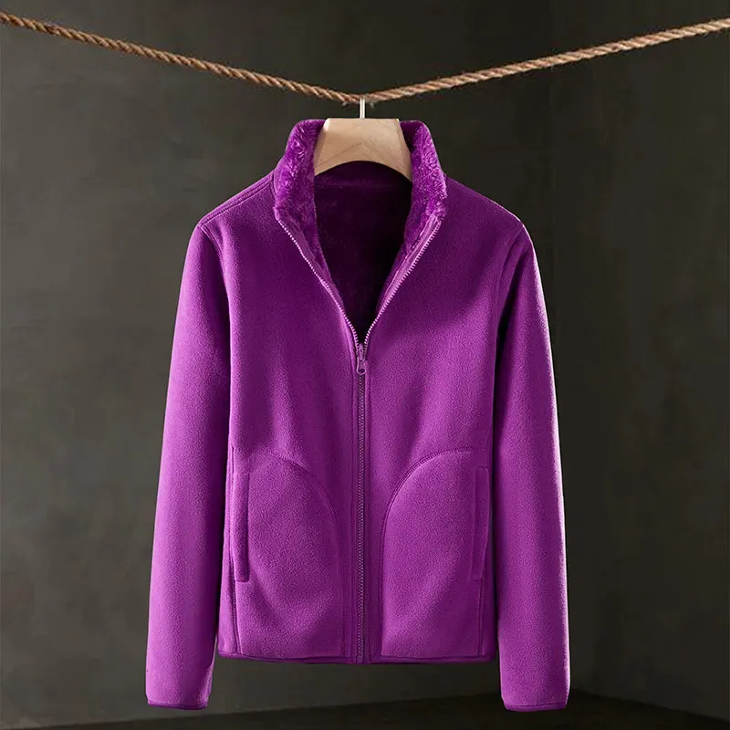 Women's Outdoor Double-Sided Warm Coat.