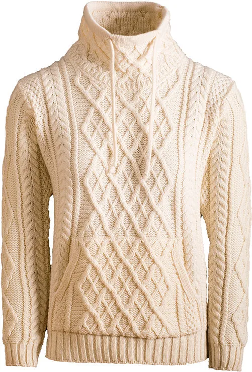 Women's Supersoft Merino Wool Collared Sweater by Aran Mills - 2 Colours