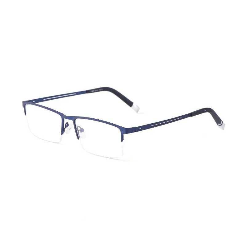 Yimaruili Unisex Semi Rim Alloy Frame Eyeglasses P8825