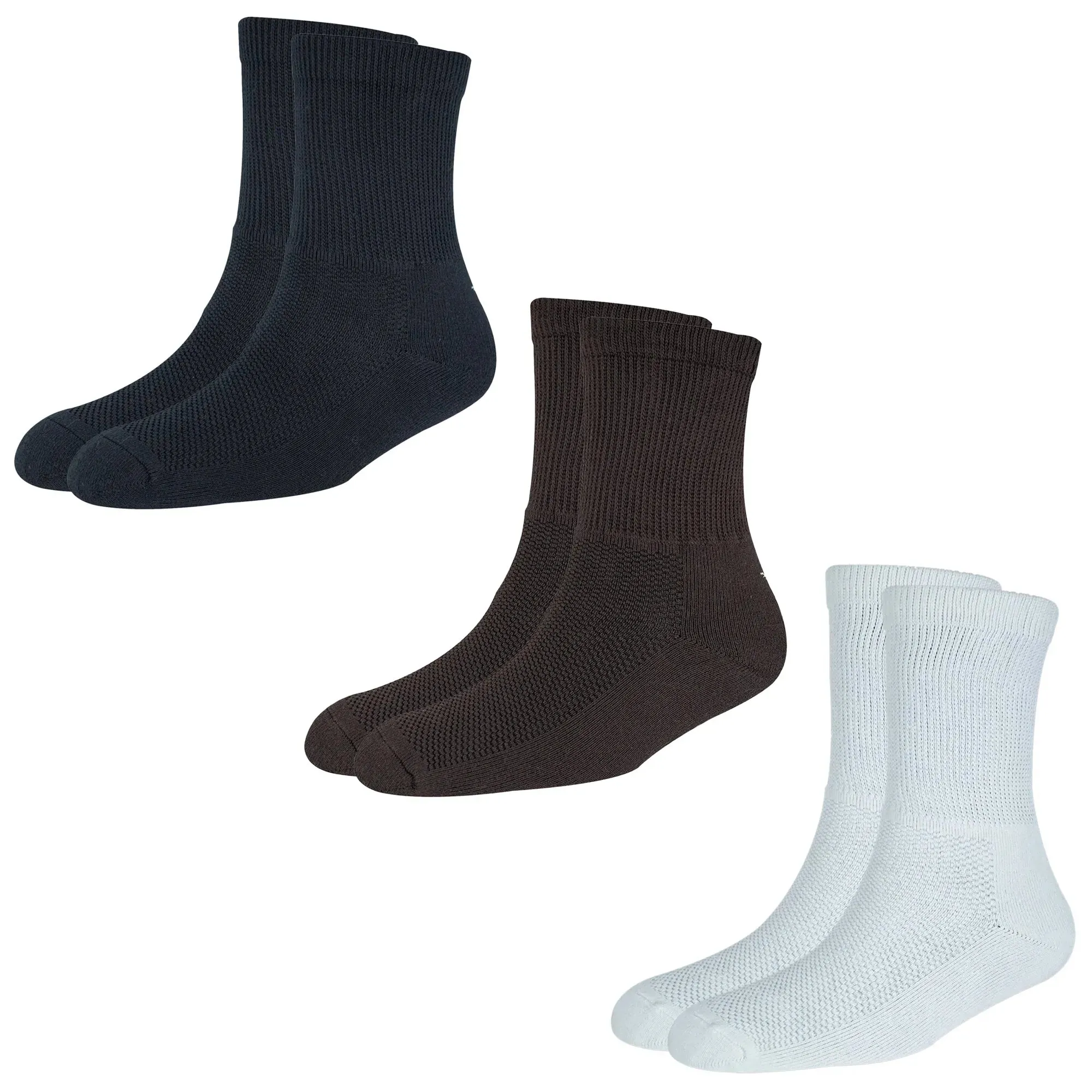 Young Wings Unisex Diabetic Socks M1-343 - Pack of 3 pairs